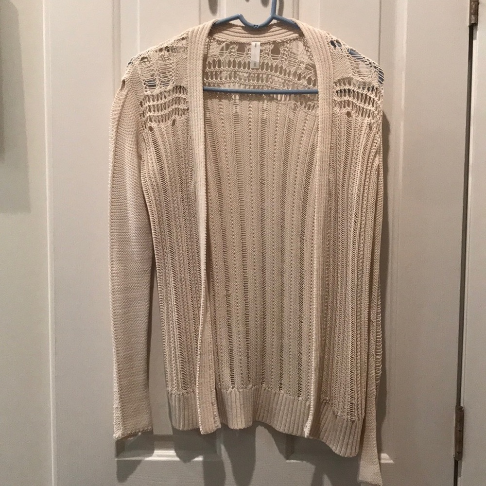 Cream cardigan